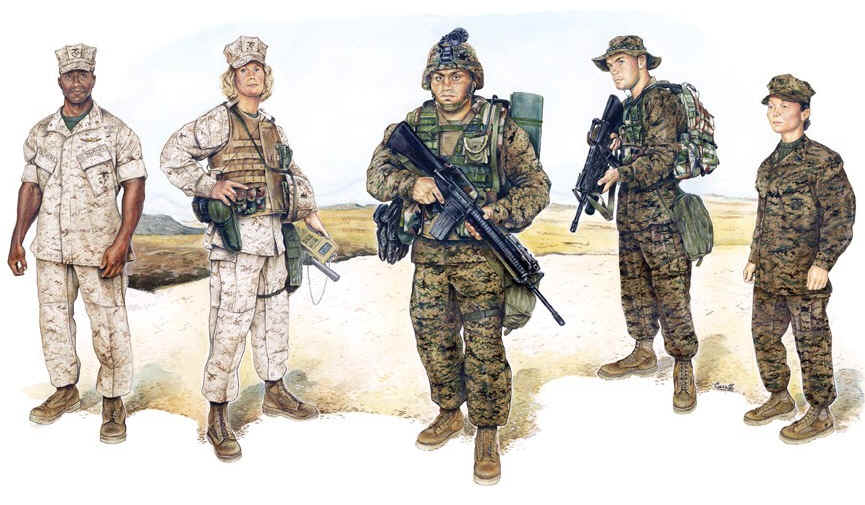 Marine Digital Uniforms