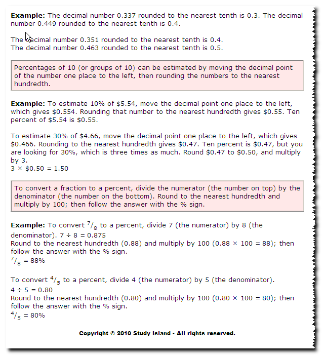 Estimate Solutions