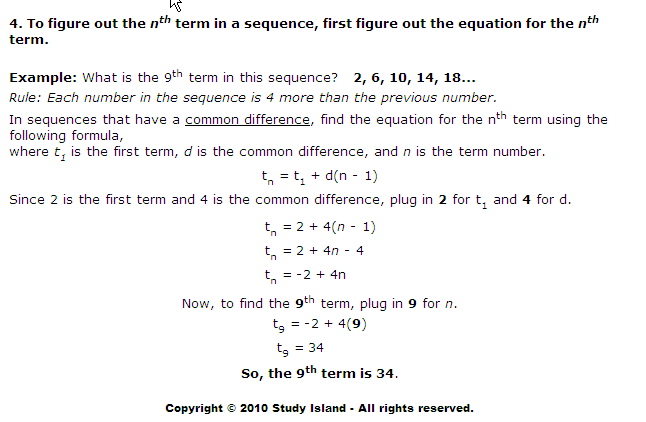 Number Patterns2