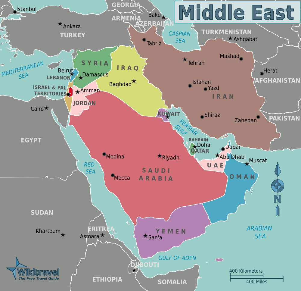 middle east countries in