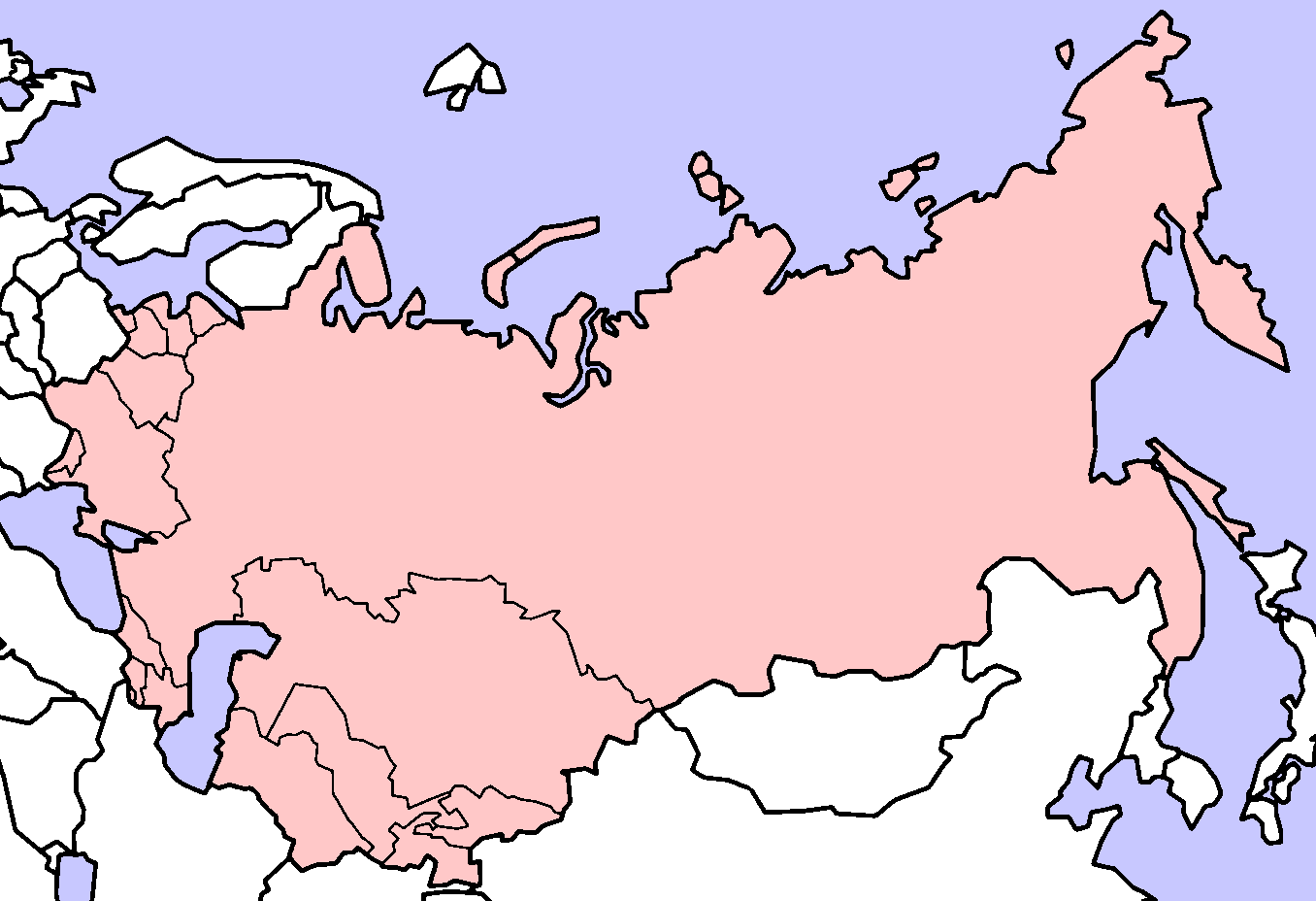 Soviet Union Map