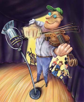 crazy violin guy