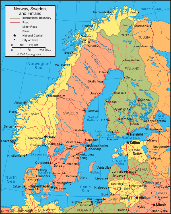 Scand. map